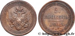 RUSSIE - ALEXANDRE I 5 Kopecks Alexandre Ier 1806 Ekaterinbourg