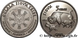 ÉTATS UNIS D AMÉRIQUE - Tribus Amérindiennes 5 Cents Oglala Sioux Tribe 2014 