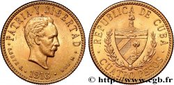 CUBA 4 Pesos José Marti 1916 Philadelphie