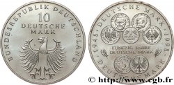 GERMANIA 10 Mark Proof 50e anniversaire de la création du Deutsche Mark 1998 Stuttgart - F