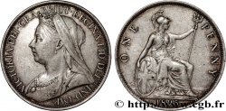 REINO UNIDO 1 Penny Victoria “old head” 1895 