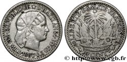 HAITI 10 Centimes emblème “Liberté créole” de Roty 1887 Paris