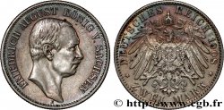 ALLEMAGNE - ROYAUME DE SAXE - FRÉDÉRIC-AUGUSTE III 2 Mark  1908 Muldenhütten - E