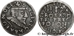 POLONIA - SIGISMUNDO III VASA 3 Groschen ou trojak ryski 1593 Poznan