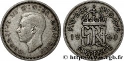 UNITED KINGDOM 6 Pence Georges VI 1940 