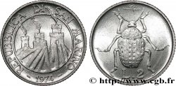 SAN MARINO 2 Lire 3 tours / Coccinelle 1974 Rome - R