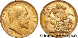 INVESTMENT GOLD 1 Souverain Édouard VII 1902 Londres