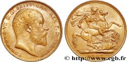 INVESTMENT GOLD 1 Souverain Edouard VII 1907 Londres