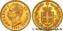 INVESTMENT GOLD 20 Lire Umberto Ier 1882 Rome