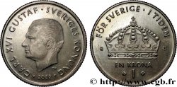 SWEDEN 1 Krona Charles XVI Gustave 2002  MS 