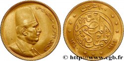ÉGYPTE - ROYAUME D ÉGYPTE - FOUAD Ier 100 Piastres or AH1340 1922  TTB+ 