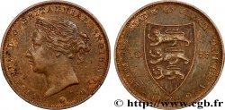 JERSEY 1/24 Shilling Victoria 1877 Heaton