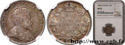 CANADA 10 Cents Édouard VII 1904 
