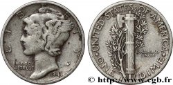 ÉTATS-UNIS D AMÉRIQUE 1 Dime Mercury 1941 Philadelphie