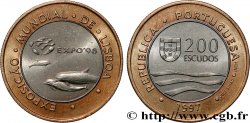 PORTUGAL 200 Escudos Exposition Universelle de Lisbonne - dauphins 1997 