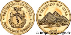 GUINÉE 1000 Francs Proof Pyramides de Gizeh 2016 