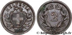SVIZZERA  2 Centimes (Rappen) croix suisse 1850 Paris