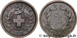 SUIZA 2 Centimes (Rappen) 1879 Berne