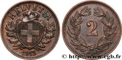 SUIZA 2 Centimes (Rappen) 1913 Berne