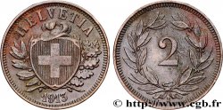 SCHWEIZ 2 Centimes (Rappen) 1913 Berne