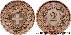 SVIZZERA  2 Centimes (Rappen) croix suisse 1941 Berne - B