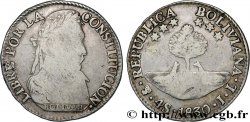 BOLIVIA 4 Soles Bolivar 1830 Potosi