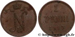 FINLANDIA 1 Penni Tsar Nicolas II 1915 