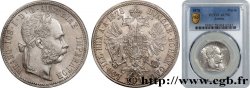 AUSTRIA 1 Florin François-Joseph Ier 1878 Vienne AU58 PCGS