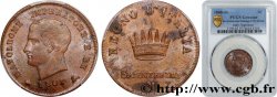 ITALY - KINGDOM OF ITALY - NAPOLEON I 3 Centesimi  1808 Milan - M MS PCGS