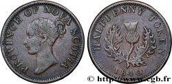CANADA - NOVA SCOTIA 1/2 Penny Token Nova Scotia Victoria 1840 