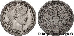 ÉTATS-UNIS D&nbsp;AMÉRIQUE 1/4 Dollar Barber 1910 Philadelphie