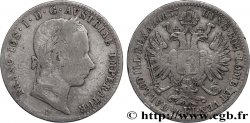 KINGDOM OF LOMBARDY-VENETIA - FRANCIS-JOSEPH I 1/4 Florin  1857 Venise - V