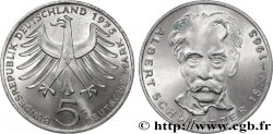 ALLEMAGNE 5 Mark Proof Albert Schweitzer 1975 Karlsruhe