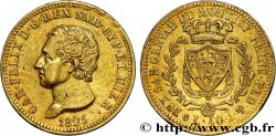 ITALY - KINGDOM OF SARDINIA - CHARLES-FELIX 40 Lire  1825 Gênes