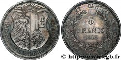 SUISSE - RÉPUBLIQUE DE GENÈVE 5 Francs 1848 