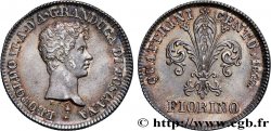 ITALY - GRAND DUCHY OF TUSCANY - LEOPOLD II Fiorino, 3e type 1842 Florence