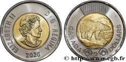 CANADá 2 Dollars Elisabeth II / Ours polaire 2020 
