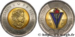 CANADá 2 Dollars 75ème anniversaire de la seconde guerre mondiale (version colorée) 2020 MRC Winnipeg