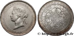 HONG KONG 1 Dollar Victoria 1868 