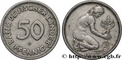 GERMANY 50 Pfennig “Bank deutscher Länder” 1949 Munich XF 
