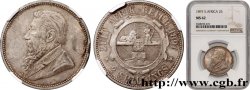 SOUTH AFRICA 2 Shillings président Kruger 1897  MS62 NGC