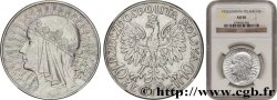 POLAND 10 Zlotych reine Jadwiga 1932 Londres AU58 NGC