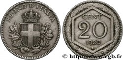 ITALIE 20 Centesimi écu 1920 Rome  TTB 