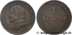 VATICAN ET ÉTATS PONTIFICAUX 1 Soldo an XXI buste large 1867 Rome
