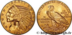UNITED STATES OF AMERICA 5 Dollars or &nbsp;Indian Head&nbsp; 1913 Philadelphie