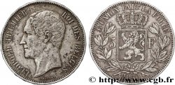 BELGIQUE 5 Francs Léopold Ier 1850 