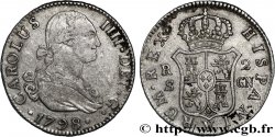 ESPAGNE - ROYAUME D ESPAGNE - CHARLES IV 2 Reales  1798 Séville