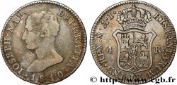 ESPAGNE - ROYAUME D&nbsp;ESPAGNE - JOSEPH NAPOLÉON 4 Reales 1810 Madrid TB+ 
