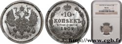 RUSSLAND - NIKOLAUS II. 10 Kopecks 1902 Saint-Petersbourg