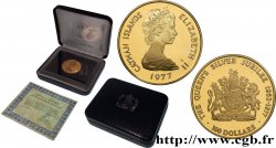 ISLAS CAIMáN 100 Dollars Proof Jubilee d’argent 1977  FDC 